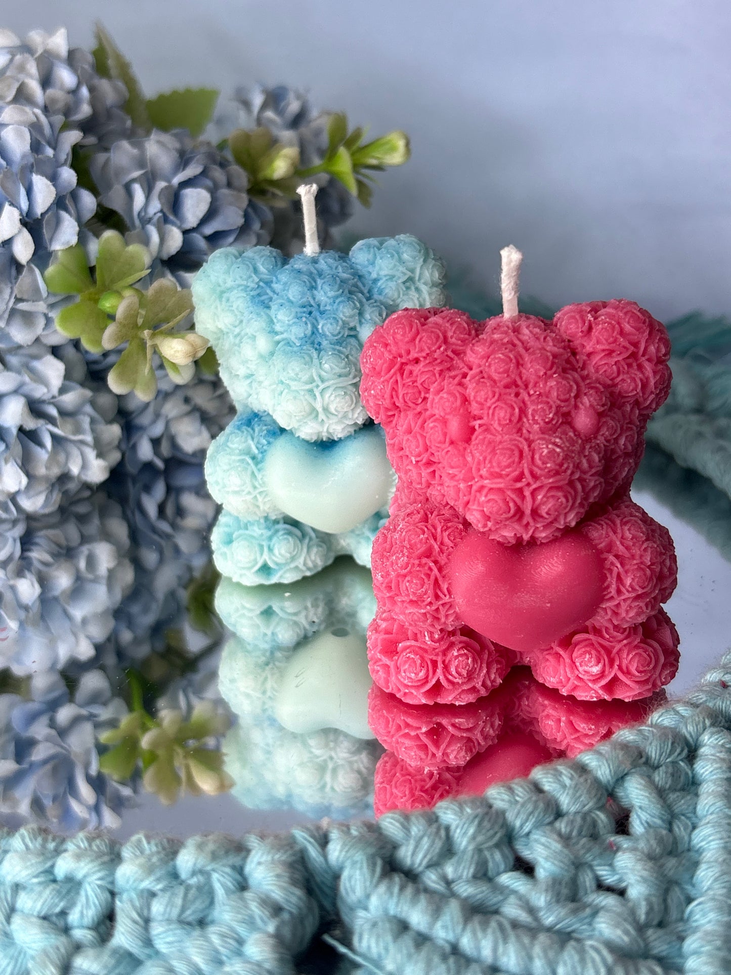 Teddy Bear Heart Candle – Handcrafted Soy Wax | Adorable Gift for Birthdays, Anniversaries & Home Décor