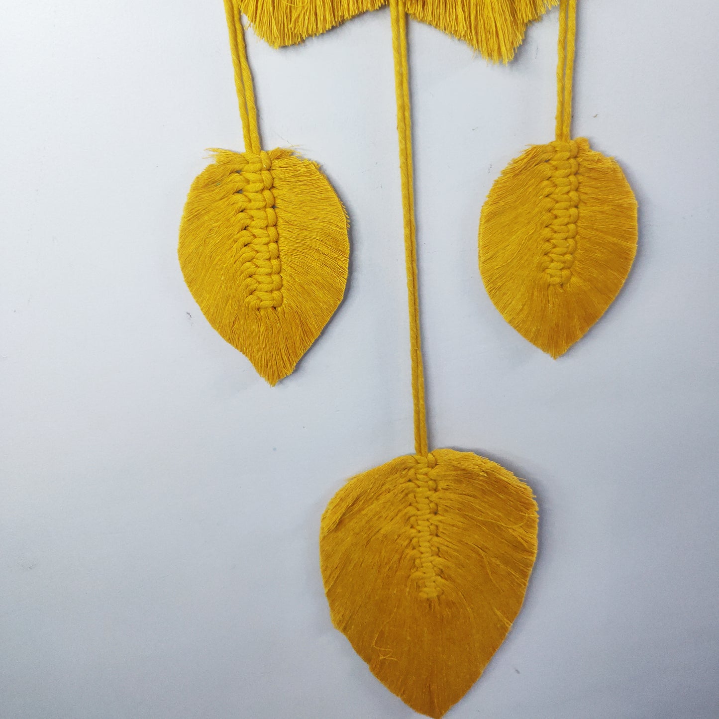 Leaf & Light – Macrame Mirror Wall Hanging
