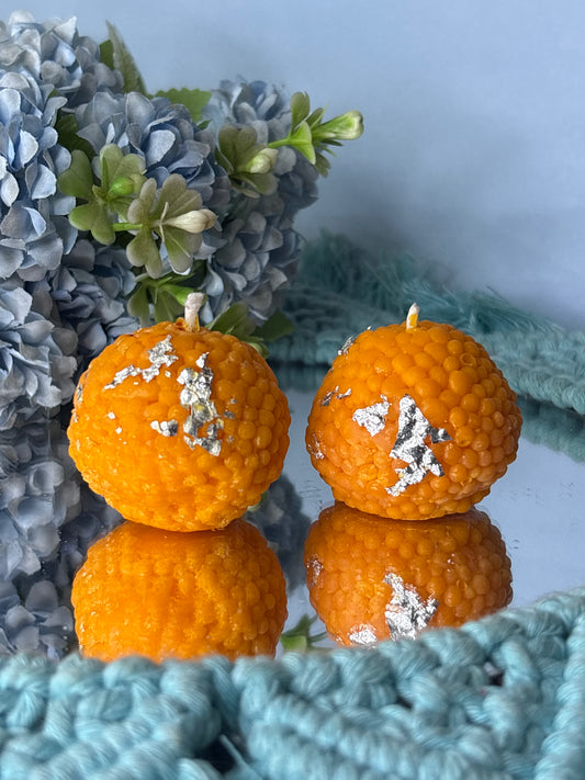 Motichoor Laddoo Candle Set – Festive Glow with a Sweet Twist (Set Of 2)